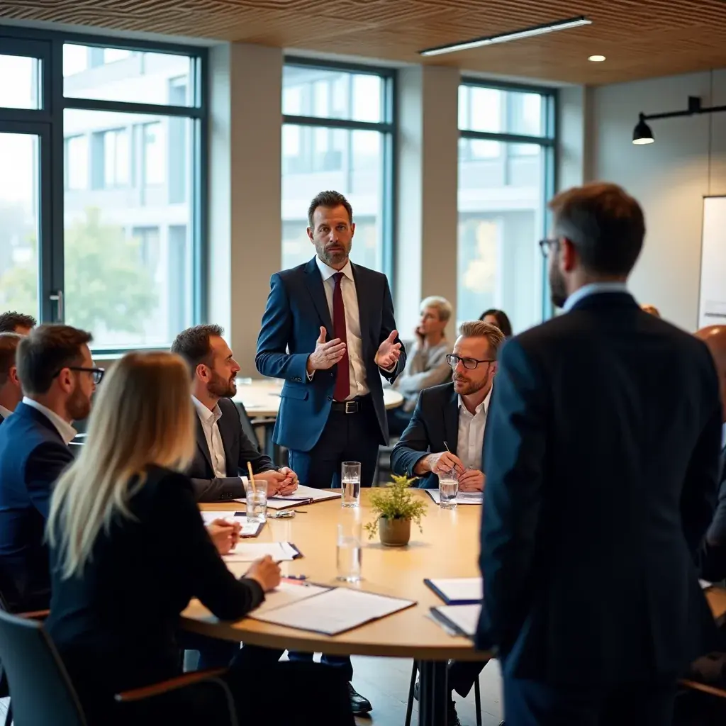 Handschlag zwischen Berater und Kunde als Symbol für Partnerschaft