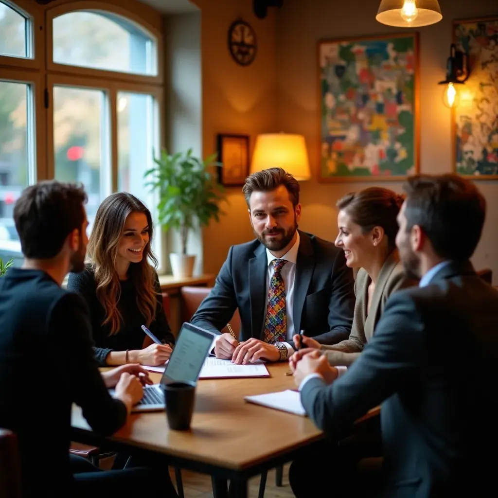 Berater, der ein Diagramm zur Effizienzsteigerung präsentiert